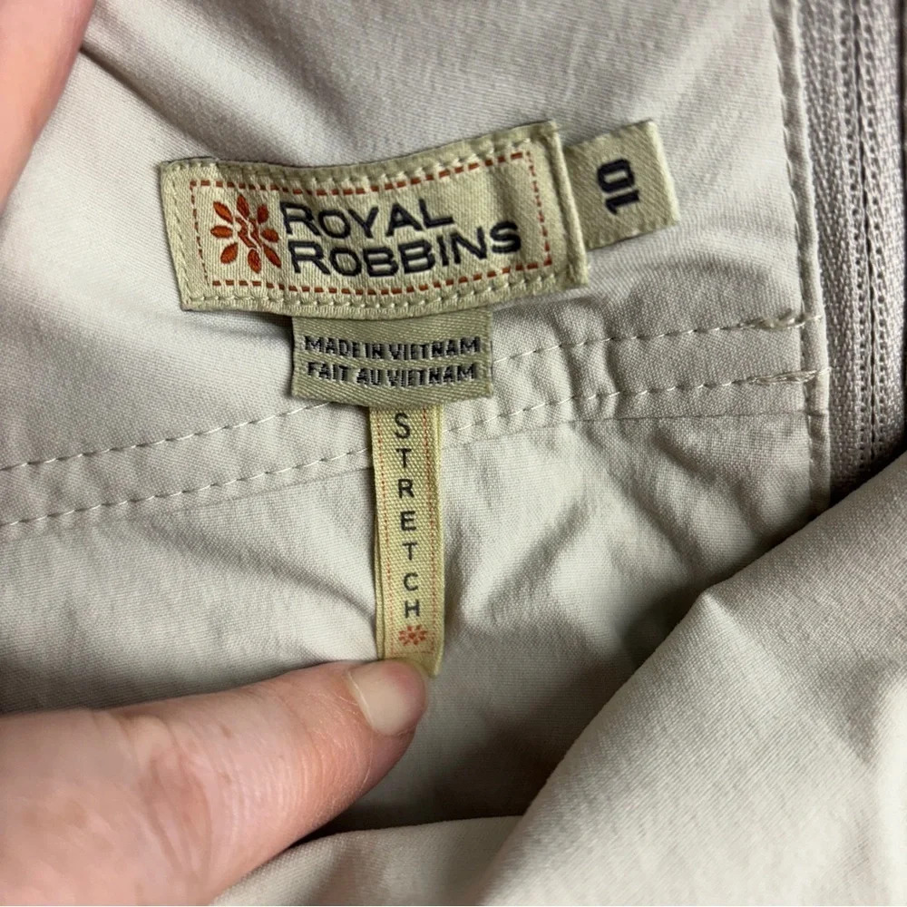 Royal Robbins Nylon Spandex Skort‎ Skirt Shorts 10 Cream - Picture 3 of 7